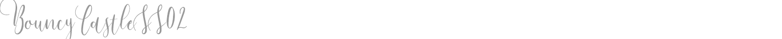 Bouncy Castle font preview